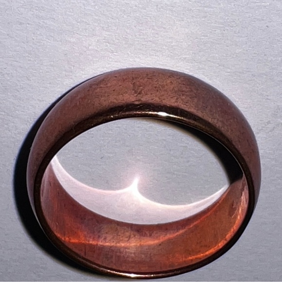 6 Solid Copper Ring thick classic band - Picture 2 of 5